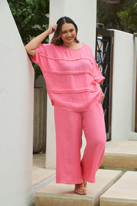 La Vie Pintuck Top - OSFM