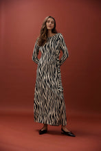 Load image into Gallery viewer, Aria Tie Maxi Dress - Savanna
