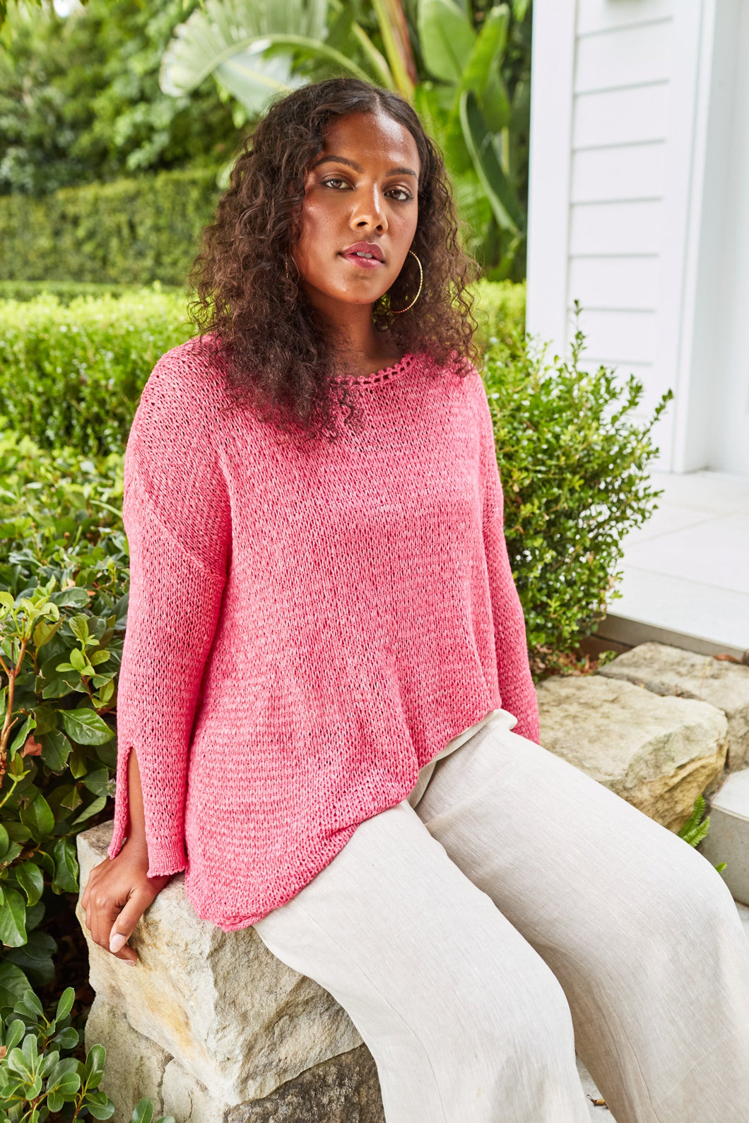 Marquee Jumper - OSFM - Camelia