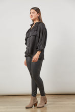 Load image into Gallery viewer, Romance Ruffle Blouse - Onyx
