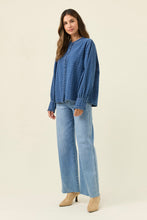 Load image into Gallery viewer, Sloane Denim Frill Shirt
