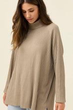 Load image into Gallery viewer, Juno Relaxed Roll Neck Jumper ONE SIZE - Stone
