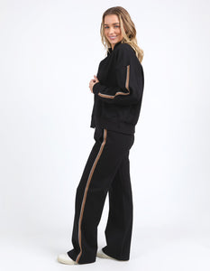 London Zip Thru - Black