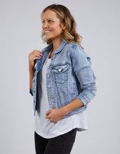Load image into Gallery viewer, Georgia Denim Jacket - Light Blue Denim
