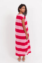 Load image into Gallery viewer, Jardin Stripe Tshirt Dress
