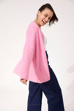 Load image into Gallery viewer, Ottawa Crop Cardigan ONE SIZE - Mint &amp; Pink
