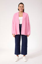 Load image into Gallery viewer, Ottawa Crop Cardigan ONE SIZE - Mint &amp; Pink
