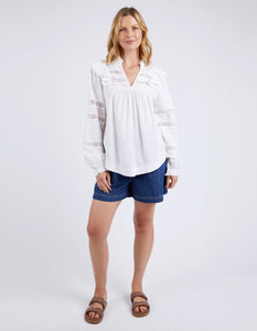 Bonnie Blouse - Marshmallow