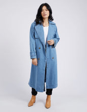 Load image into Gallery viewer, Elsie Denim Trench - Mid Wash Denim
