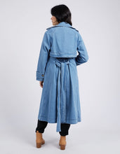 Load image into Gallery viewer, Elsie Denim Trench - Mid Wash Denim
