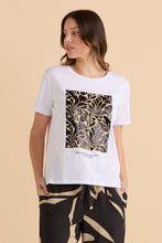 Load image into Gallery viewer, Ellia Crew Tee - Monochrome Floral
