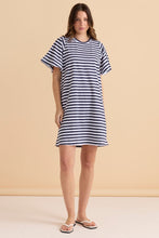 Load image into Gallery viewer, Darcy Dress - Navy Stripe
