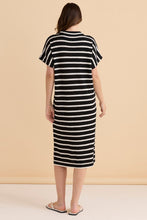 Load image into Gallery viewer, Bradford Knit Polo Dress - Cream/Black
