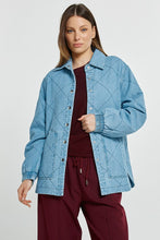 Load image into Gallery viewer, Quest Quilted Jacket - Blue Wash Denim
