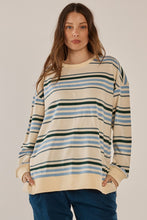 Load image into Gallery viewer, Easy Crew Sweat - Blue/Green Stripe

