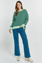 Load image into Gallery viewer, Tide Sweatshirt - Dark Green/Green Strip
