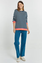 Load image into Gallery viewer, Tyra Sweat - Navy/White Stripe
