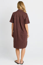 Load image into Gallery viewer, Dawson Denim Midi Dress - Chocolate
