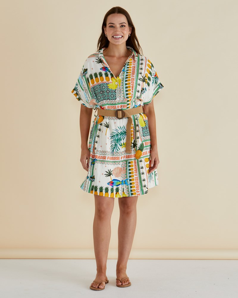 Archer Dress - Paradise Print