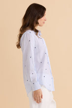 Load image into Gallery viewer, Reid Shirt - Blue Bow Stripe
