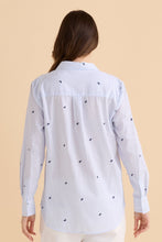 Load image into Gallery viewer, Reid Shirt - Blue Bow Stripe
