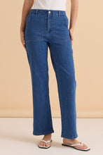 Load image into Gallery viewer, Relax Worker Jean - Vintage Blue
