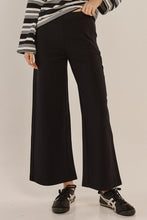 Load image into Gallery viewer, Wynn Wide Leg Ponte Pant - Black
