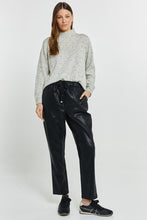 Load image into Gallery viewer, Poppy PU Jogger - Black
