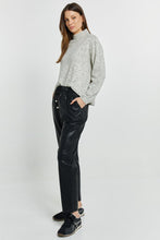 Load image into Gallery viewer, Poppy PU Jogger - Black
