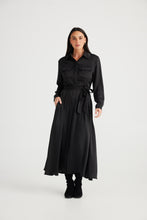 Load image into Gallery viewer, Rossellini Long Sleeve Dress - Black
