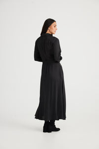 Rossellini Long Sleeve Dress - Black