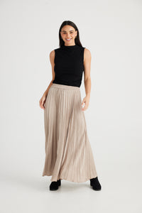 Alias Pleated Skirt - Oyster