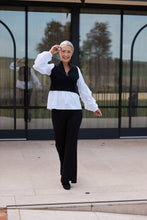 Load image into Gallery viewer, Mon Shirt - White &amp; Black
