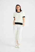 Load image into Gallery viewer, Tinker Knit Top - Black &amp; White
