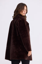 Load image into Gallery viewer, Odette Fur Coat - Chocolate
