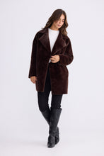 Load image into Gallery viewer, Odette Fur Coat - Chocolate
