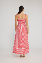 Load image into Gallery viewer, Grace Dress - Cherry Stripe
