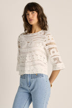 Load image into Gallery viewer, Gaia Lace Top - Ecru Cream
