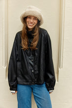 Load image into Gallery viewer, Polly PU Jacket - Black
