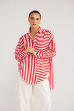 Load image into Gallery viewer, Homestead Shirt - Cherry Stripe
