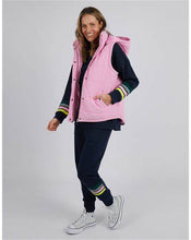 Load image into Gallery viewer, Cord Puffer Vest - Peony Pink
