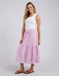 Ottilie Broderie Skirt - Sweet Lilac