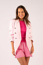 Load image into Gallery viewer, Sofia Long Tailored Blazer - Pink
