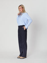 Load image into Gallery viewer, Chloe Shirt - Sparkle Pale Blue/White
