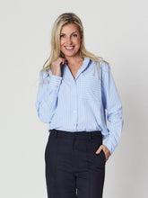 Load image into Gallery viewer, Chloe Shirt - Sparkle Pale Blue/White
