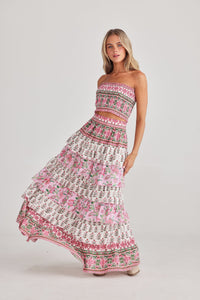 Paloma Skirt - Strawberry Fields