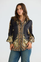 Load image into Gallery viewer, Rune Shirt - Black Paisley
