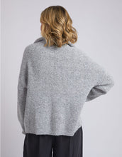 Load image into Gallery viewer, Bron Button Knit - Grey Marle
