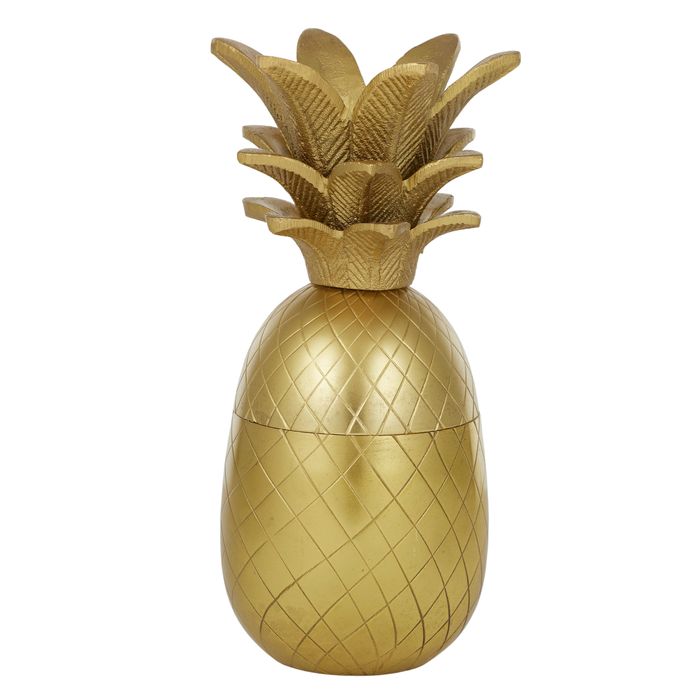 Pina Metal Canister 10x25cm Gold