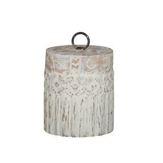 Daniela Wood Door Stop 15x18cm White Wash